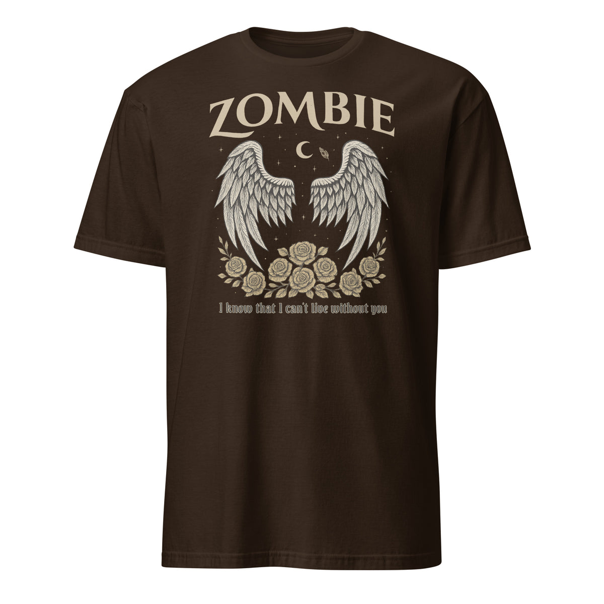 Vintage Gothic Angel Wings Zombie Shirt – Comfort Colors Unisex Tee | Cuccico | Cuccico