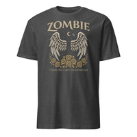 Vintage Gothic Angel Wings Zombie Shirt – Comfort Colors Unisex Tee | Cuccico | Cuccico