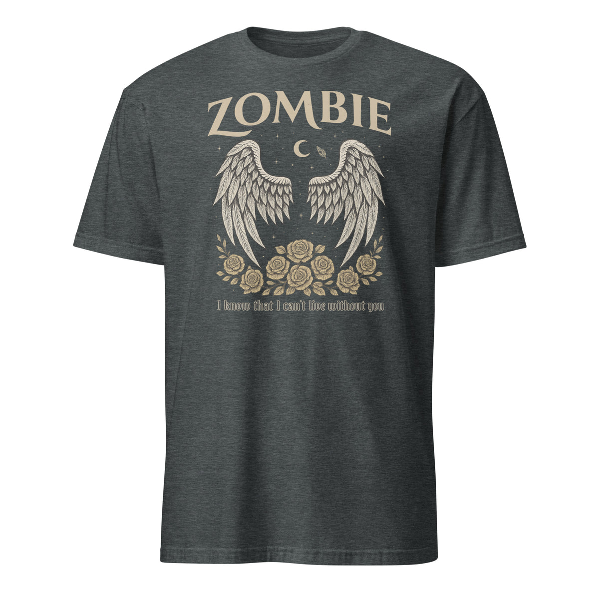 Vintage Gothic Angel Wings Zombie Shirt – Comfort Colors Unisex Tee | Cuccico | Cuccico