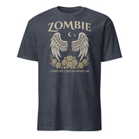 Vintage Gothic Angel Wings Zombie Shirt – Comfort Colors Unisex Tee | Cuccico | Cuccico