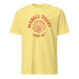 Cuccico Vintage Tiger Graphic Tee in Cornsilk with Mabels Tigers Ride On distressed print