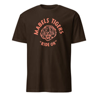 Cuccico Vintage Tiger Graphic Tee in Dark Chocolate with distressed tiger graphic