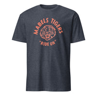 Cuccico Vintage Tiger Graphic Tee in Heather Navy with retro tiger face print