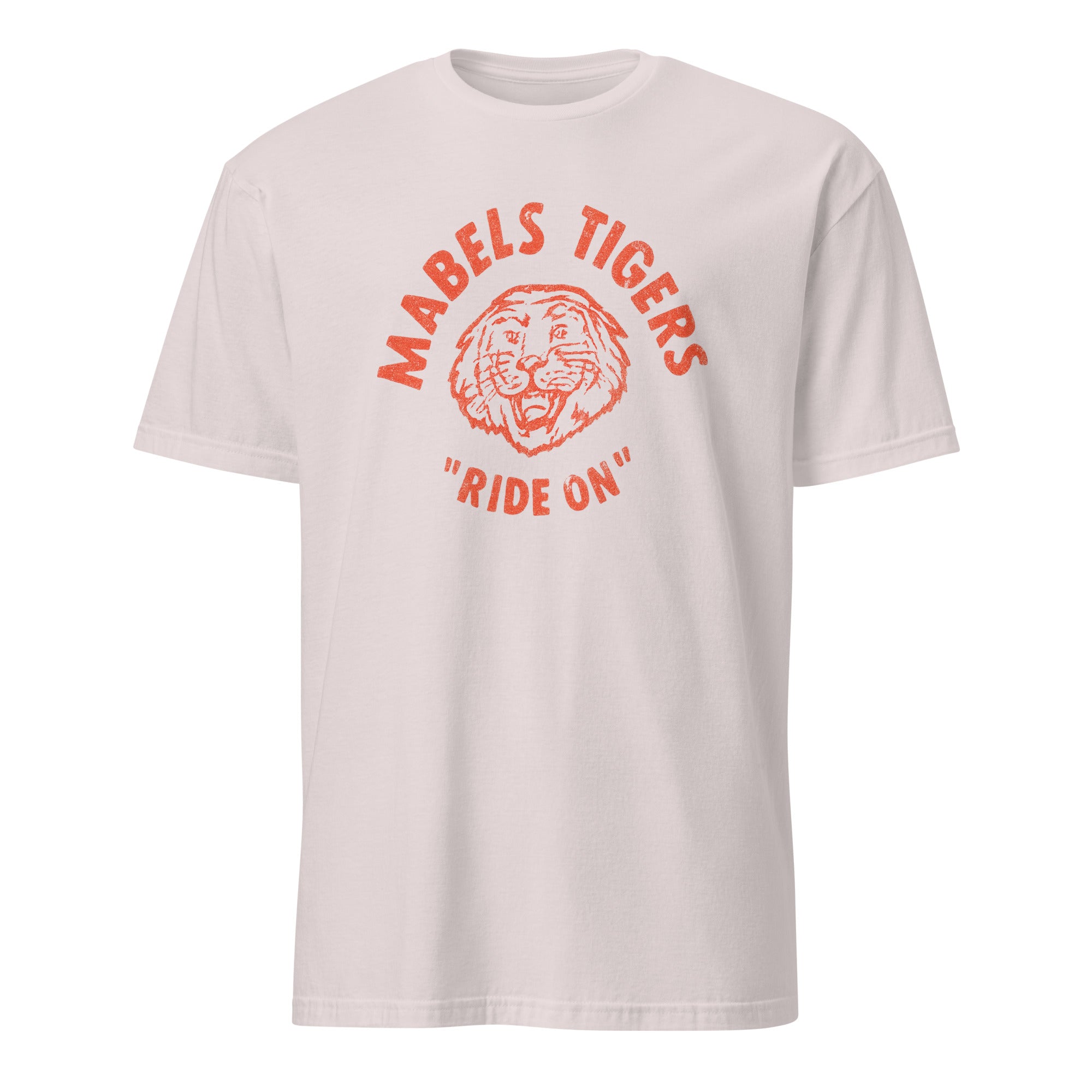 Cuccico Vintage Tiger Graphic Tee in Ice Grey with bold vintage tiger design