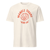 Cuccico Vintage Tiger Graphic Tee in Natural off-white with Ride On tiger graphic