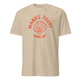 Cuccico Vintage Tiger Graphic Tee in Sand with vintage distressed red tiger print