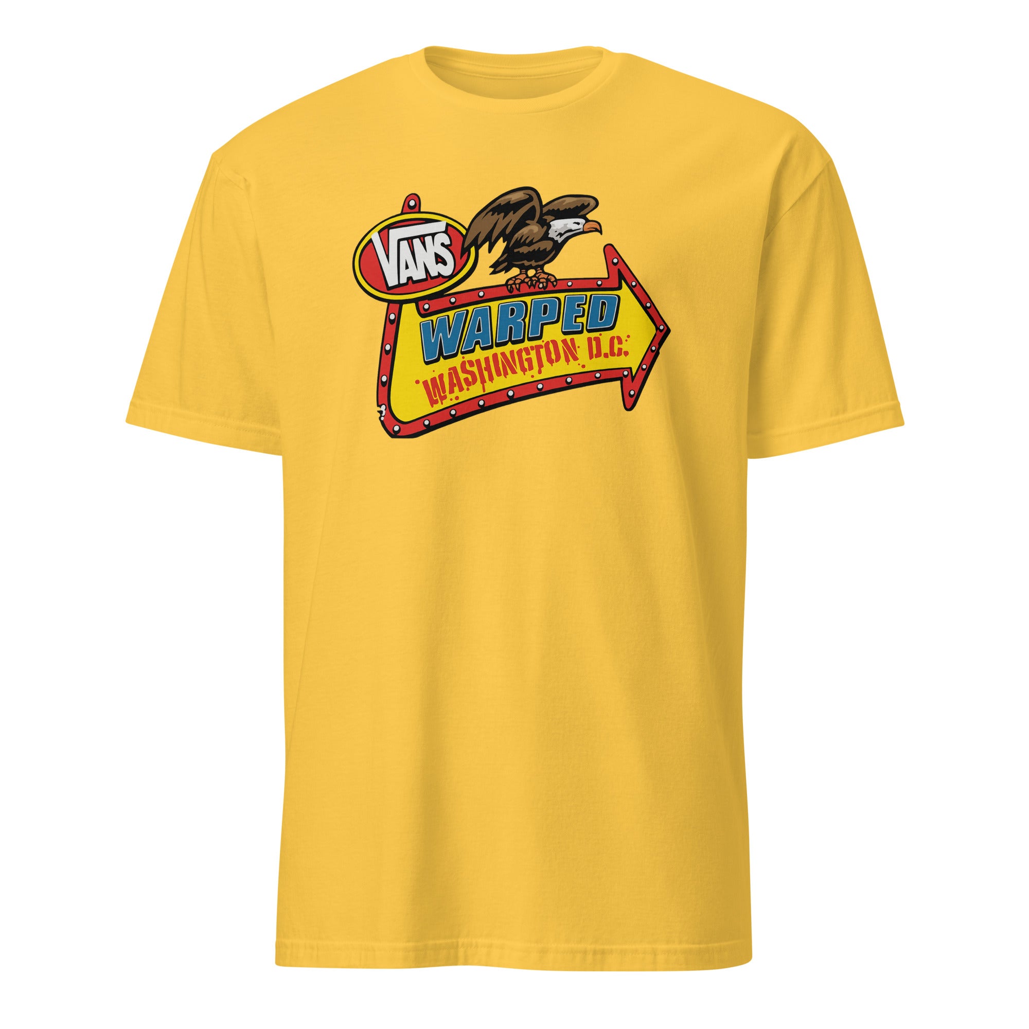 Cuccico Warped Tour Washington D.C. Official Lineup Tee in Daisy yellow – Limited Edition 30th Anniversary