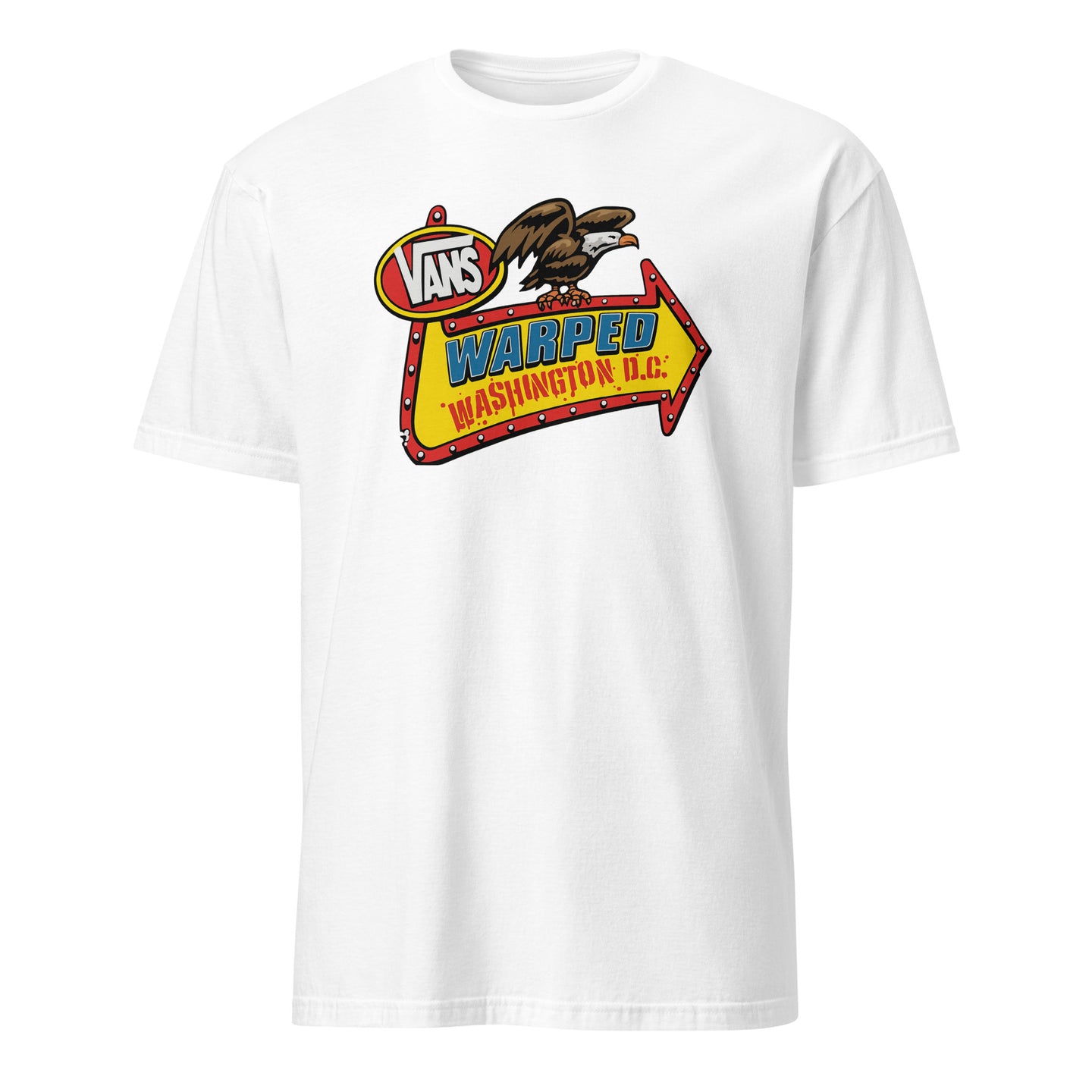 Cuccico Warped Tour Washington D.C. Official Lineup Tee in White – 30th Anniversary Festival Shirt