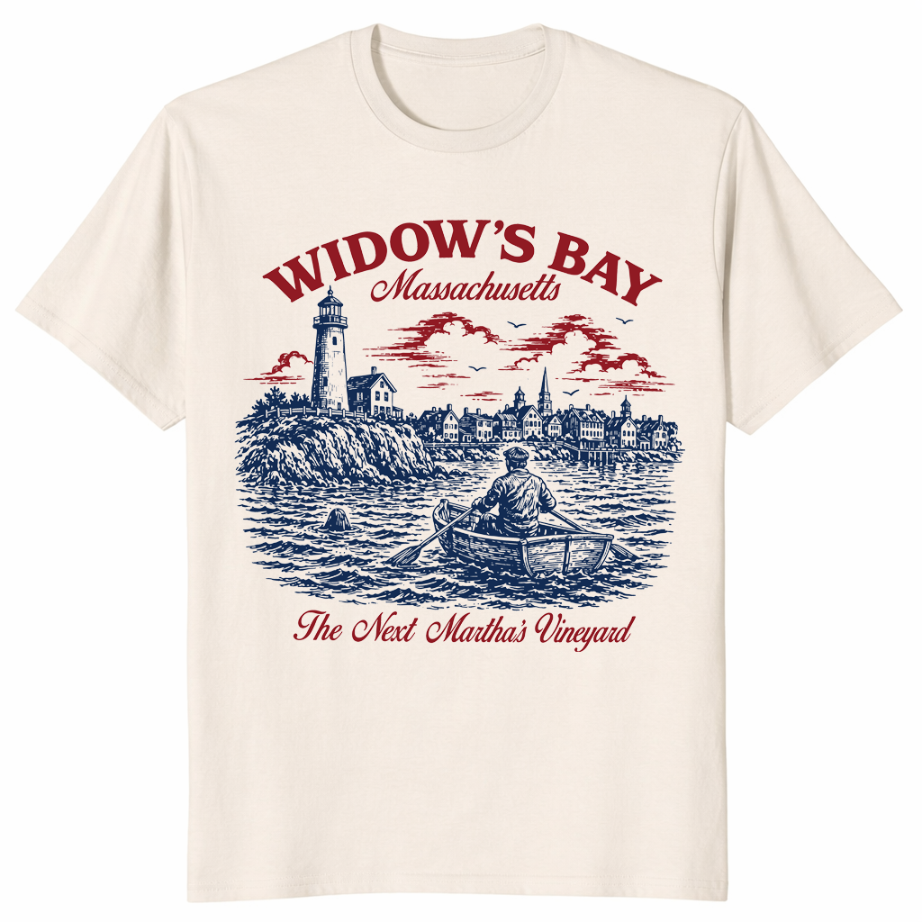 Cursed Coastal Town New England Satire Vacation Shirt | Cuccico