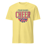 Custom Cheer Team Name Shirt in Cornsilk by Cuccico