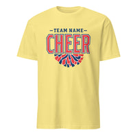 Custom Cheer Team Name Shirt in Cornsilk by Cuccico