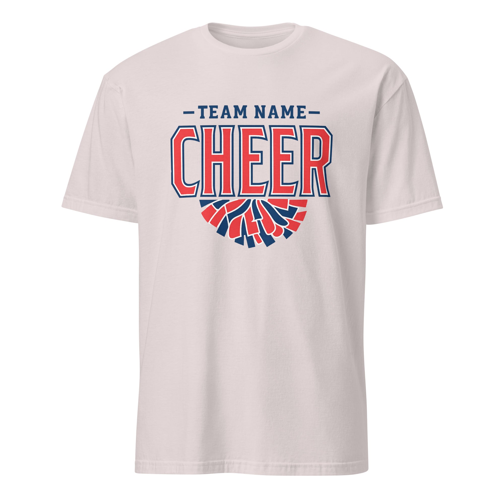 Custom Cheer Team Name Shirt in Ice Grey by Cuccico