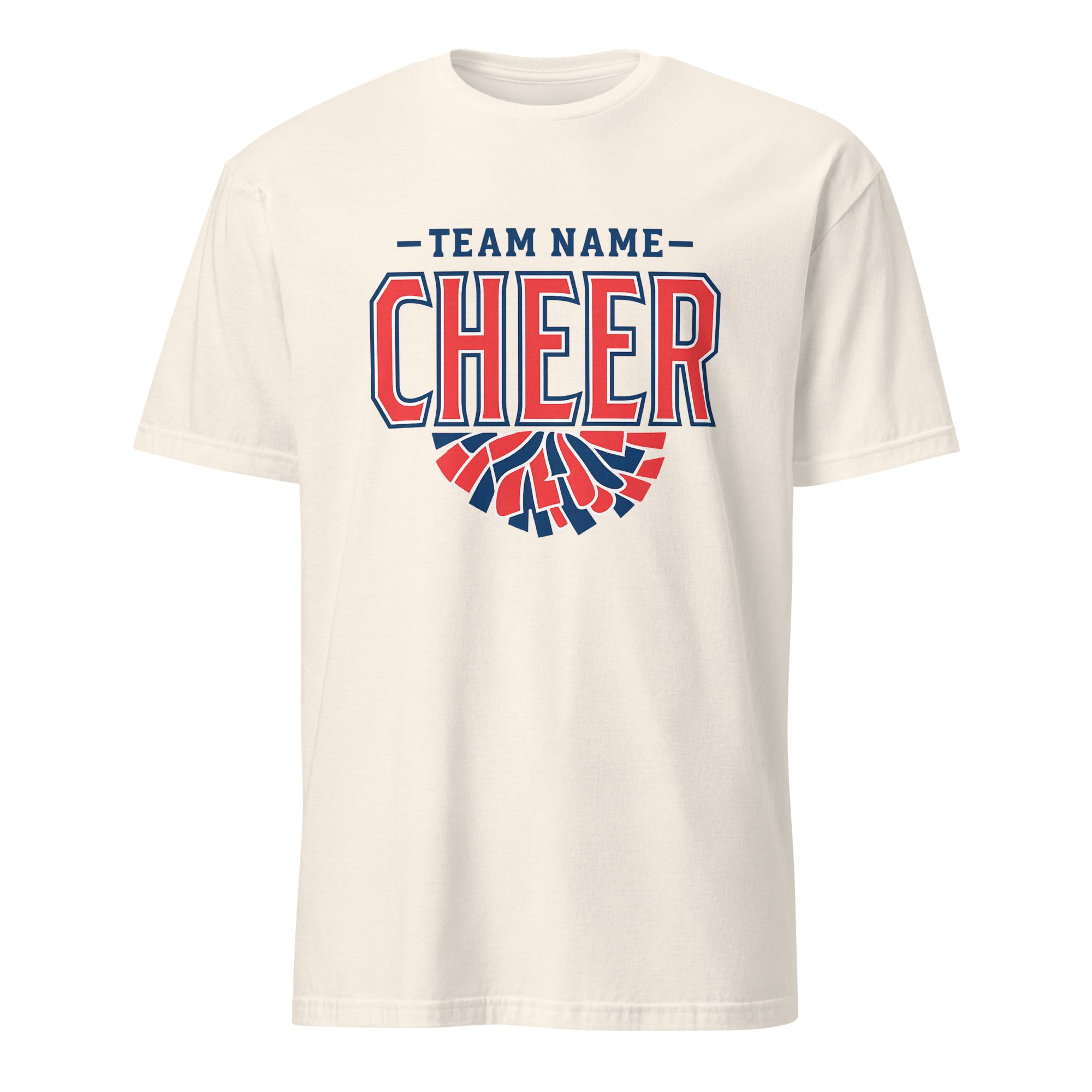Custom Cheer Team Name Shirt in Natural by Cuccico