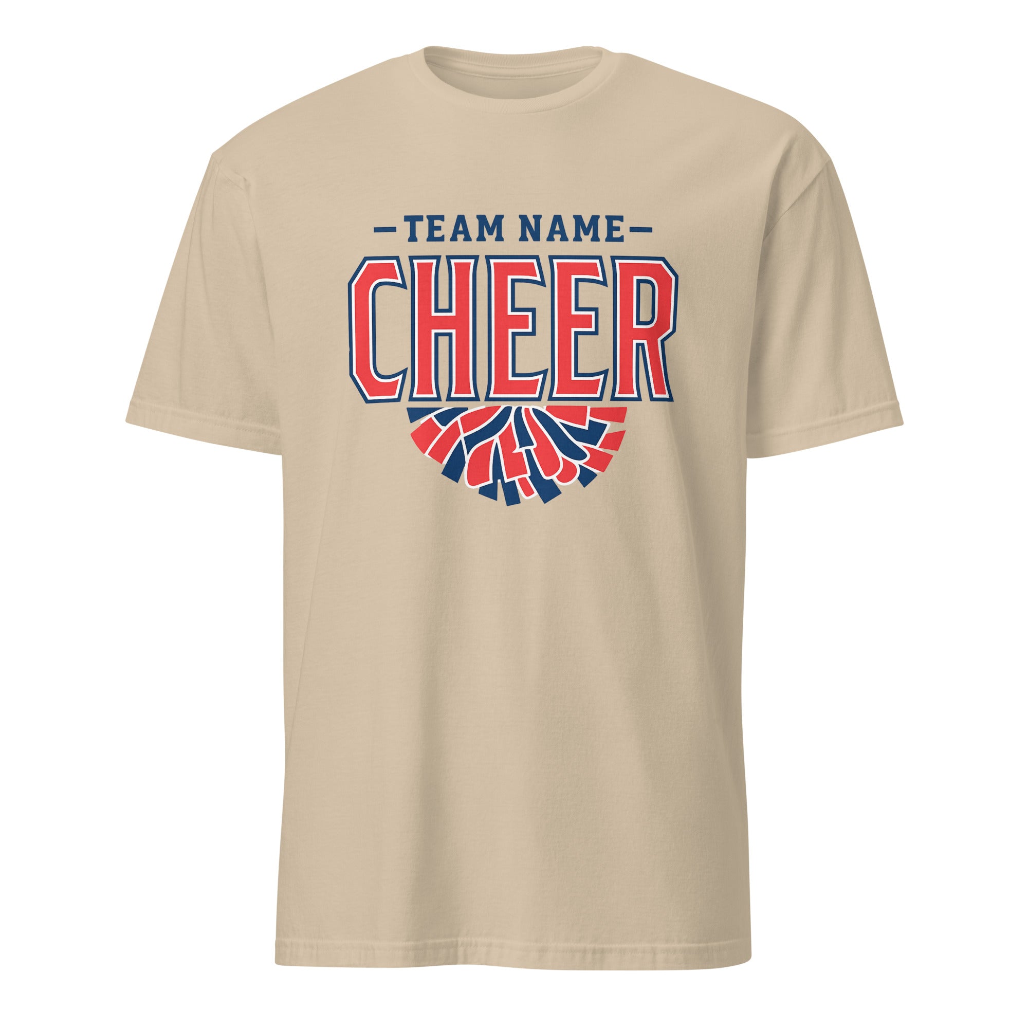 Custom Cheer Team Name Shirt in Sand by Cuccico