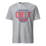 Custom Cheer Team Name Shirt in Sport Grey by Cuccico