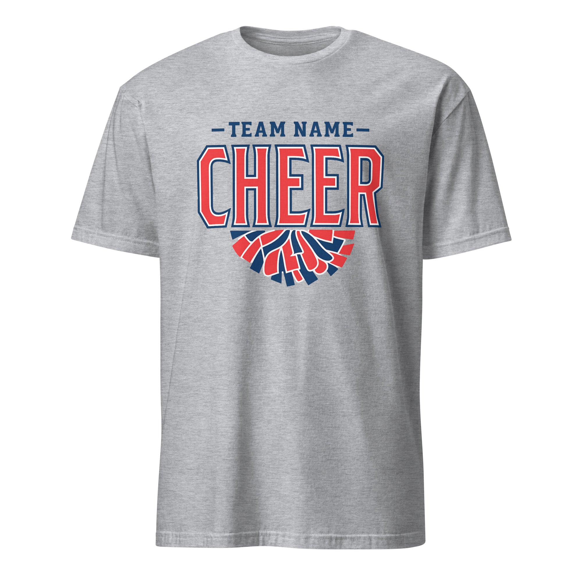 Custom Cheer Team Name Shirt in Sport Grey by Cuccico