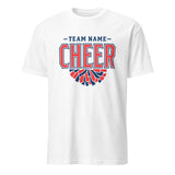Custom Cheer Team Name Shirt in White by Cuccico