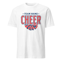 Custom Cheer Team Name Shirt in White by Cuccico