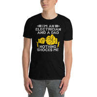 Electrician Dad T-Shirt | Funny 'Nothing Shocks Me' Gift - Cuccico Design