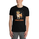 Unicorn Corgi Shirt | Funny Corgi Dog Tee - Cuccico Design