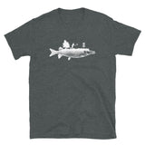 Trout Fishing and Golf T-Shirt - Great Fisherman Golfer Gift - Cuccico Design