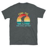 Funny 40th Birthday Golf Shirt | 'Fore-Tee' Golf Gift Tee - Cuccico Design