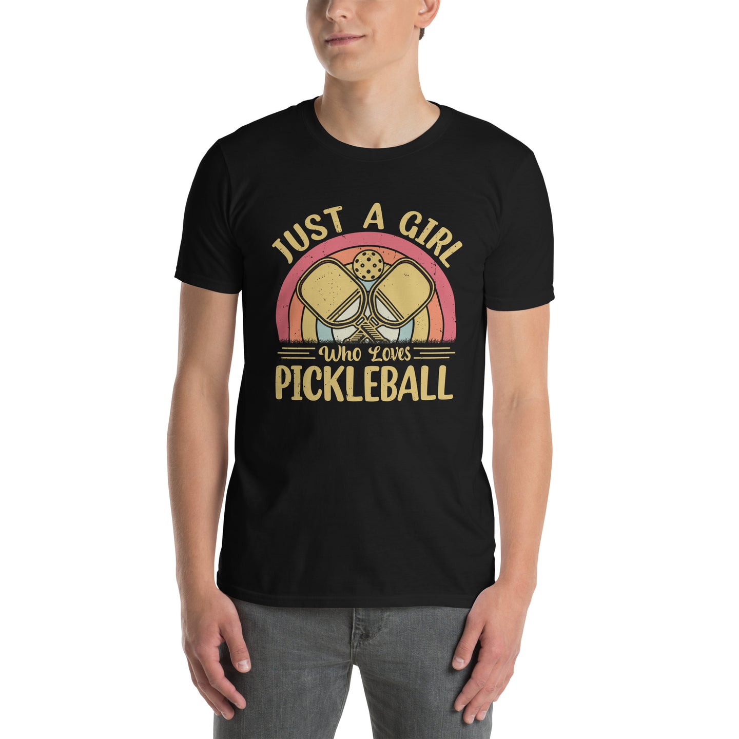 Funny Pickleball T-Shirt | Just a Girl Who Loves Pickleball - Cuccico Design