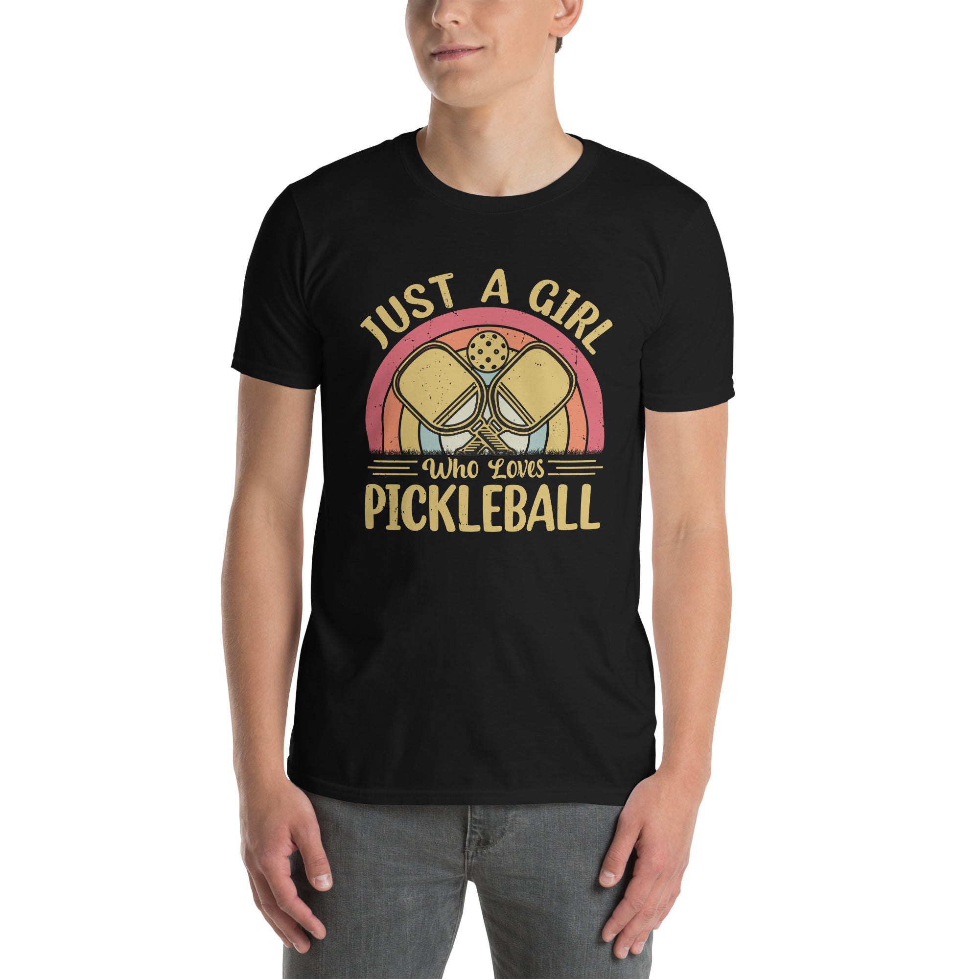 Funny Pickleball T-Shirt | Just a Girl Who Loves Pickleball - Cuccico Design