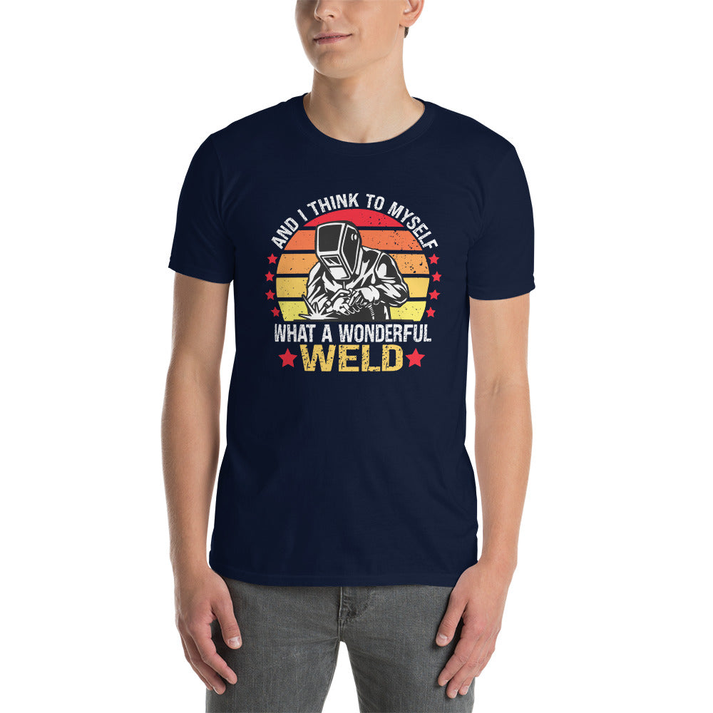 Welder Shirt: Wonderful Weld - Funny Welding Gift Tee - Cuccico Design