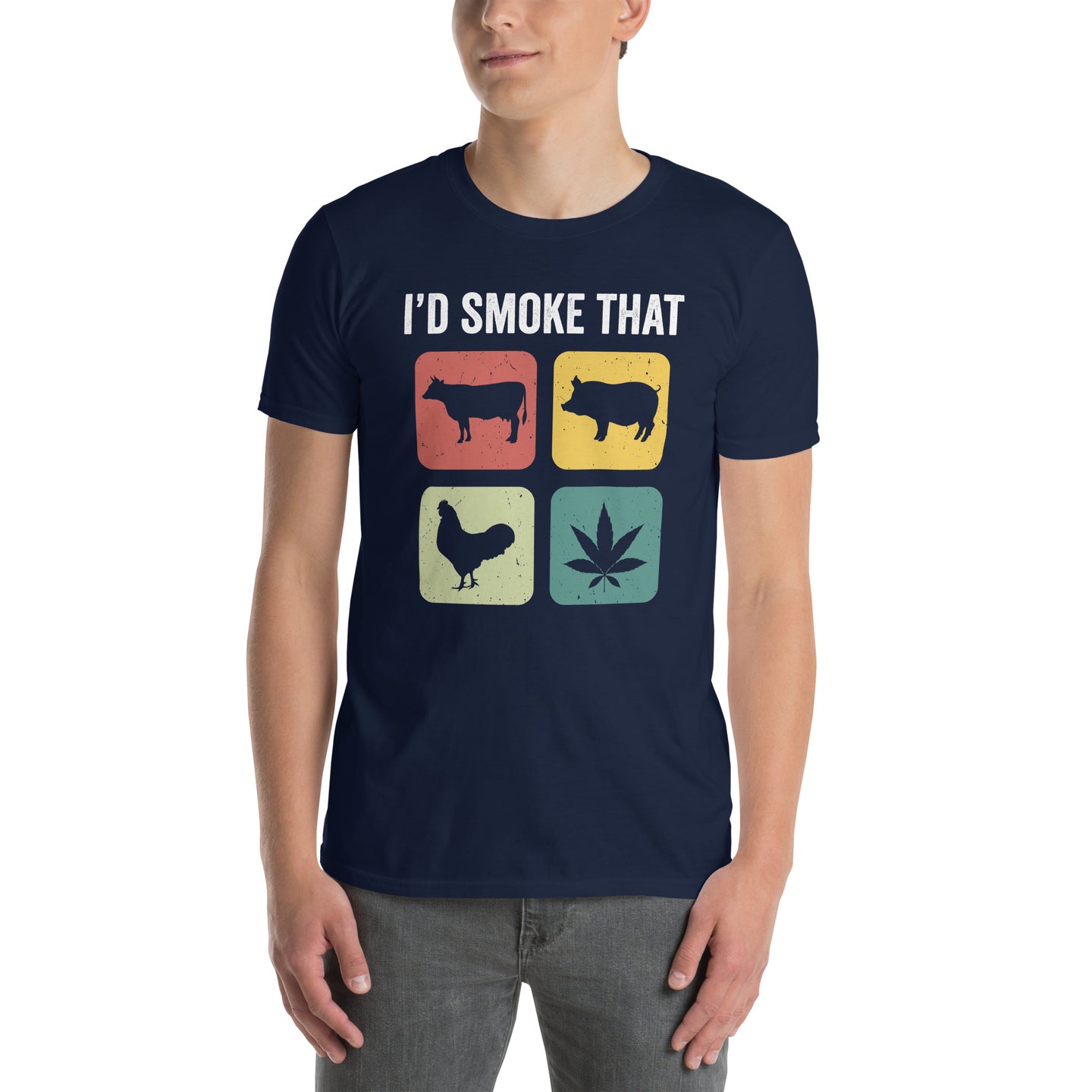 Funny Meat Smoker Weed T-Shirt | BBQ Grilling Gift - Cuccico Design