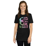 Play Like A Girl Soccer Shirt - Funny Soccer Mom Gift - Cuccico Design
