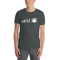 Funny Drummer Evolution T-Shirt - Perfect Gift for Drummers - Cuccico Design