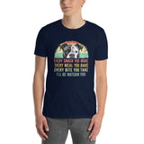 Every Snack You Make Funny American Bulldog T-Shirt - Cuccico Design