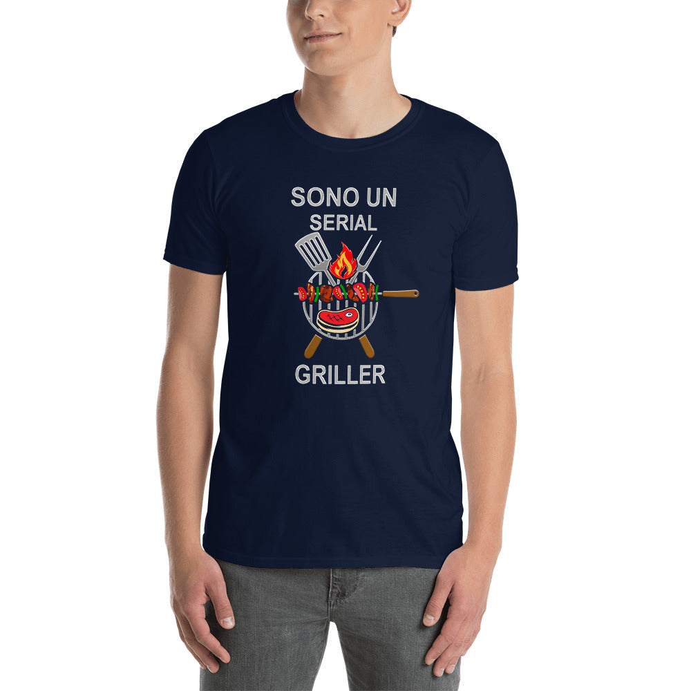 Serial Griller T-Shirt - Funny BBQ Lover Gift Tee - Cuccico Design