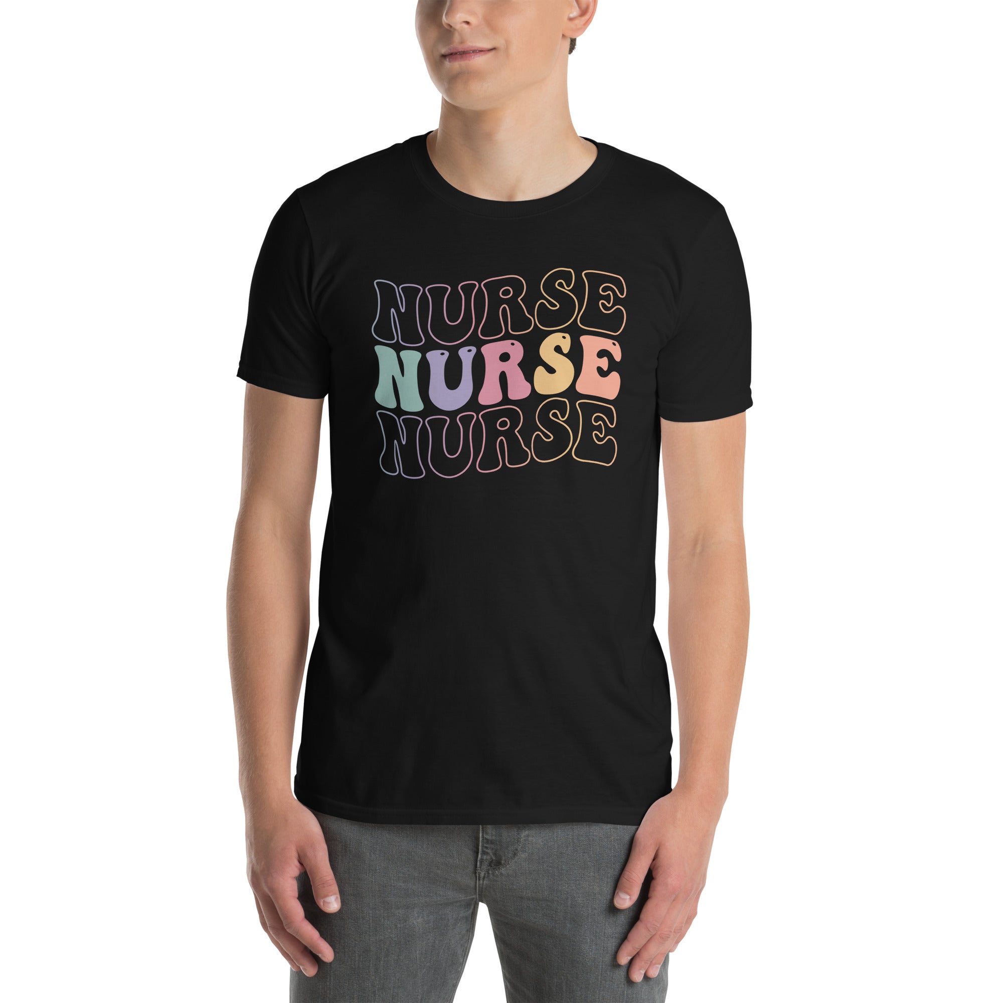 Retro Nurse Comfort Colors Shirt | Groovy Nurse Gift Idea - Cuccico Design