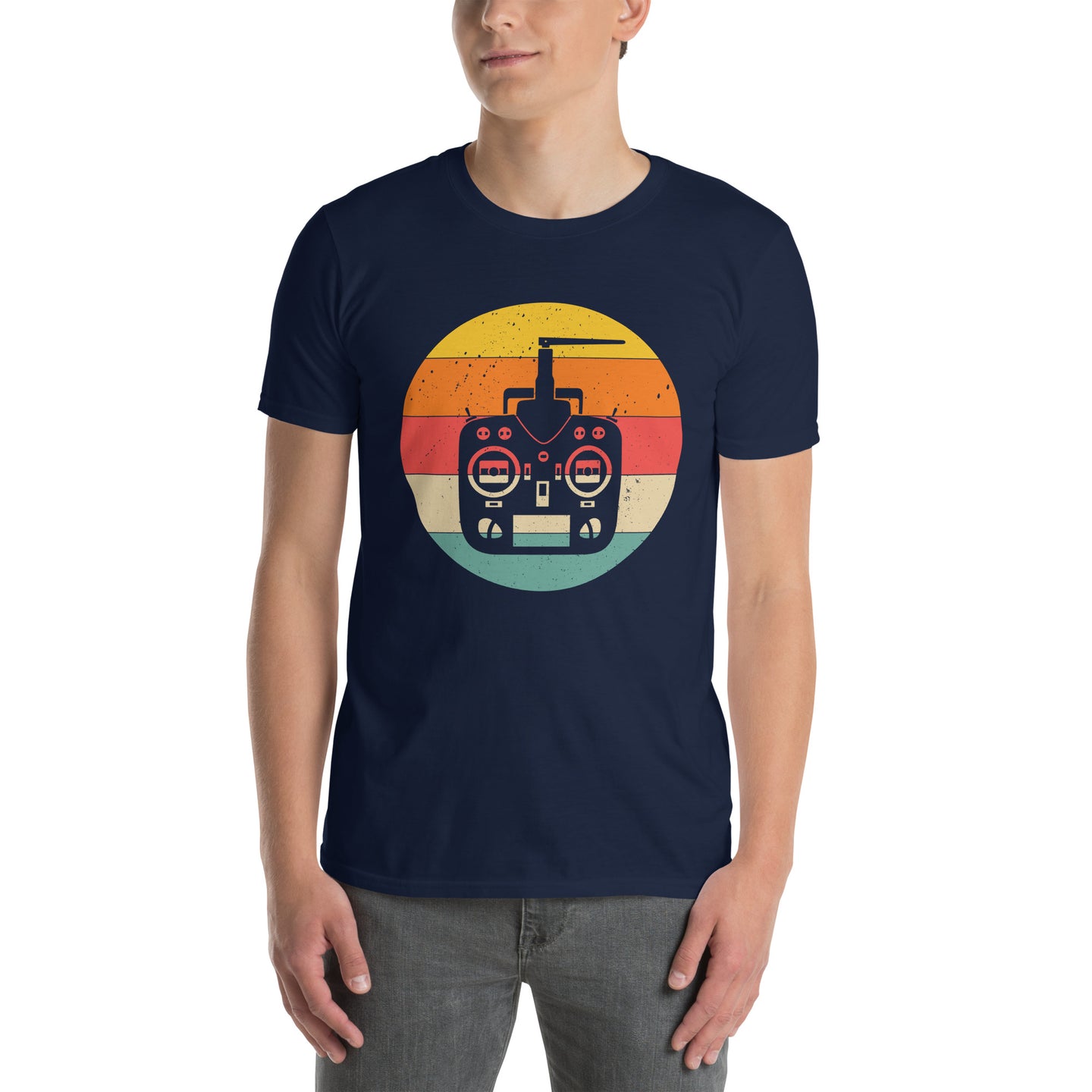 RC Airplane T-Shirt - Retro Remote Control Plane Design - Cuccico Design
