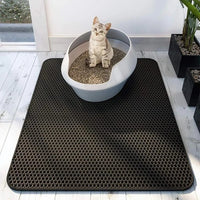 Waterproof Cat Litter Mat: Double Layer, Non-Slip, Washable - YourCatBackpack.Co