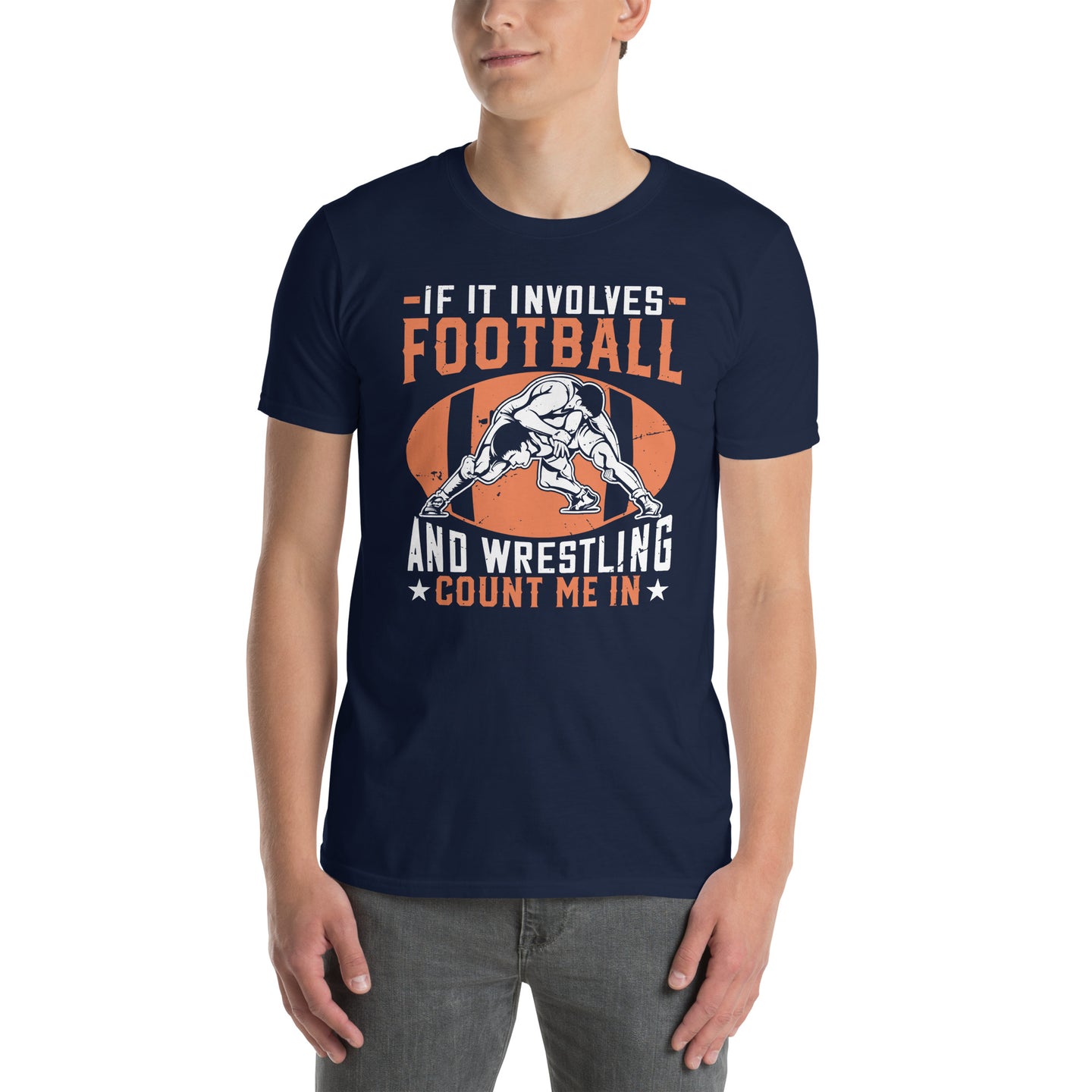 Funny Wrestling and Football T-Shirt - Sports Fan Gift - Cuccico Design
