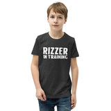 Funny Rizzer In Training Youth T-Shirt | Trendy Kids Tee - Cuccico Design