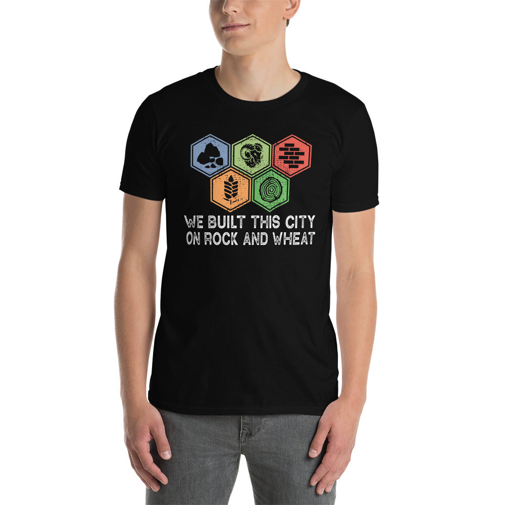 Rock and Wheat Board Game T-Shirt - Cuccico Design