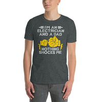 Electrician Dad T-Shirt | Funny 'Nothing Shocks Me' Gift - Cuccico Design
