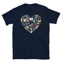Teaching Elements Colorful Heart Unisex T-shirt - Cuccico Design