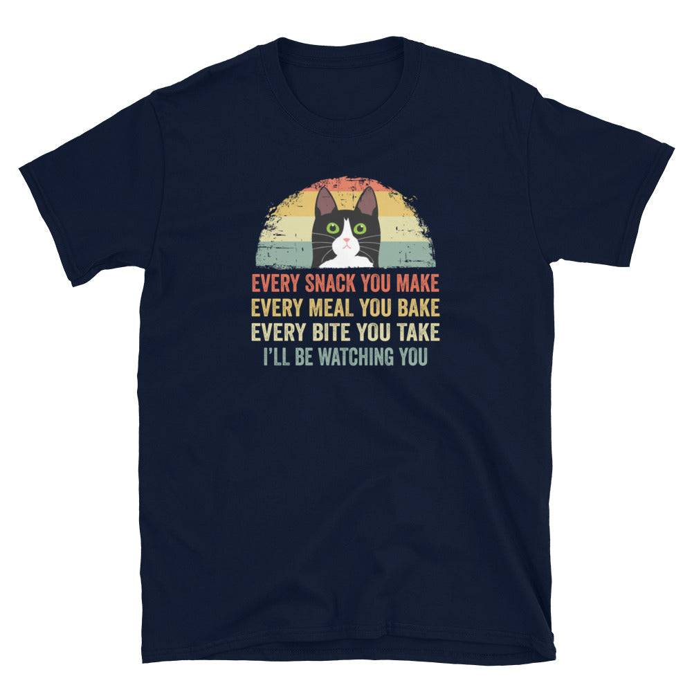 Funny Cat T-Shirt: Every Snack You Make Cat Lover Gift - Cuccico Design