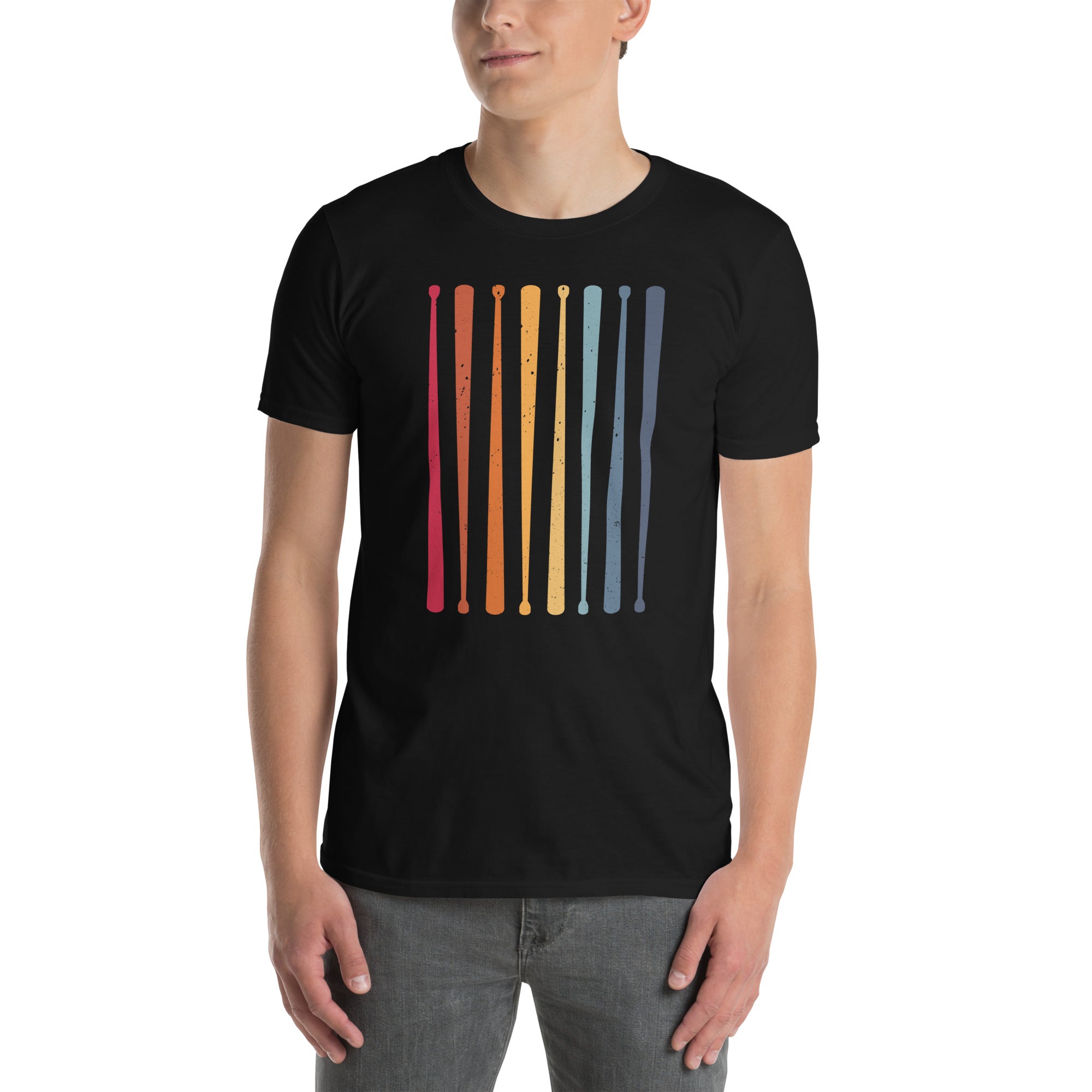 Retro Vintage Drummer T-Shirt - Funny Drummer Gift - Cuccico Design
