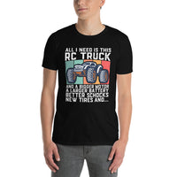 RC Truck T-Shirt for RC Model Fans | Bigger Motors Theme - Cuccico Design