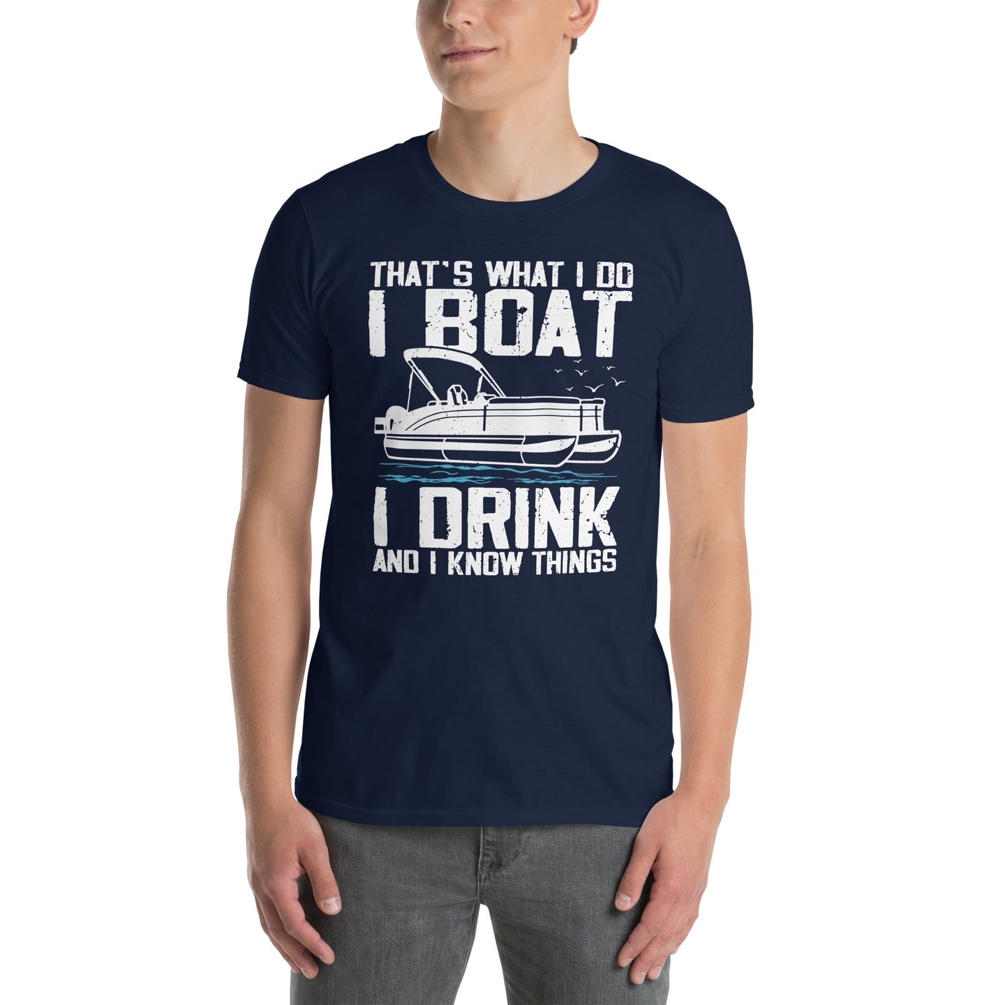 Funny Pontoon Boat T-Shirt - Boat Life Captain Gift - Cuccico Design