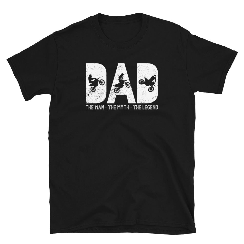 Motocross Dad T-Shirt | Man Myth Legend Race Gift - Cuccico Design