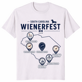 Dachshund festival shirt in ice grey