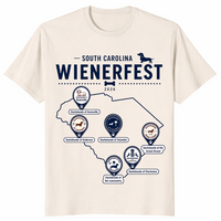 Dachshund festival shirt in natural