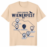 Dachshund festival shirt in sand